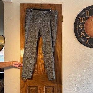 Jones New York Black and White Tweed Fabric